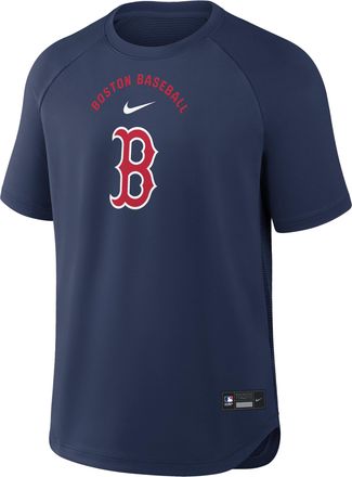 Nike Boston Red Sox Authentic Collection Batting Practice Pregame Nike Mens Dri-FIT MLB Top in Blue | 04HG160NBQ-7DX