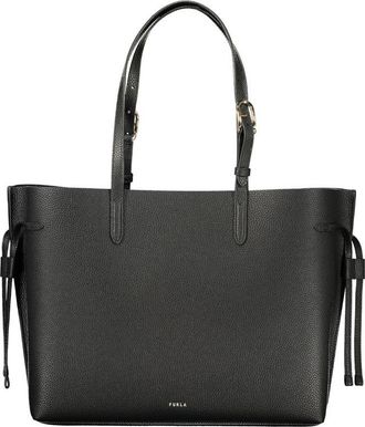 Furla Black Leather Women Womens Handbag