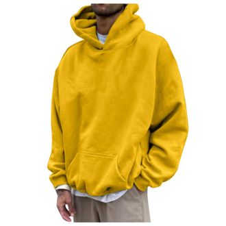 Generic Plain Sweatshirt Men, Mens Sweatshirt Hoodies Baggy Hoodie Comfy Casual Hoodie With Pocket Mens Hoodies Pullover Long Sleeve Solid Color Tops Mens Aut