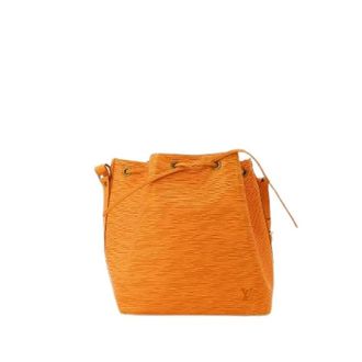 Louis Vuitton Pre-owned Bucket Bags, female, Orange, Size: ONE SIZE Pre-owned Le Petit No&eacute;