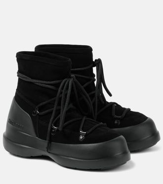 Moon Boot Luna Low suede snow boots