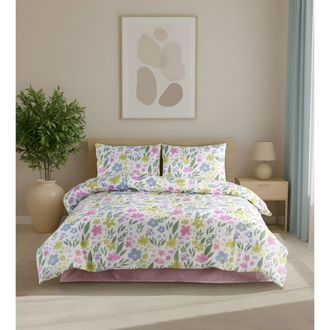 Blanc Avenue Juego de funda de edred&oacute;n 200x200 cm+ 2 FA 65x65 cm 100% algod&oacute;n