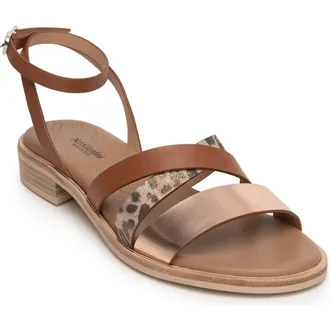 Nero Giardini Strappy Sandal in Cognac/Rose at Nordstrom Rack, Size 5Us / 35Eu