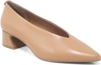 Gentle Souls Galleria Pointed Toe Pump in Camel Leather at Nordstrom, Size 5.5