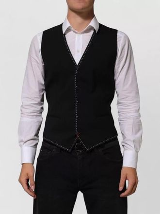 Dolce & Gabbana wool formal waistcoat