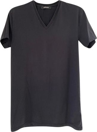 Dsquared2 2 Black V-Neck T-Shirt Size S