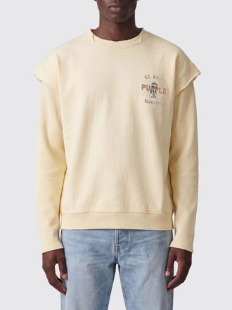 Purple Sweater Men color White