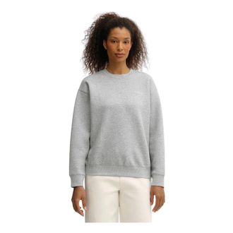 Guess Sweatshirts & Hoodies > Sweatshirts & Hoodies - Dames - Sweatshirts - Grijs - L - Katoen - Hoodies & sweatvesten