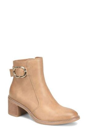 S&ouml;fft Hawthorne Buckle Bootie in Taupe at Nordstrom Rack, Size 9.5