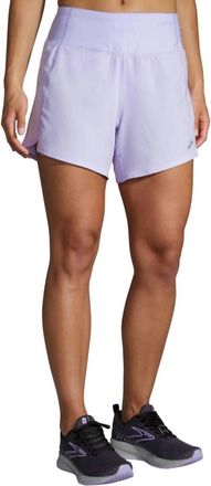 Brooks Chaser 5 Shorts In Violet Dash