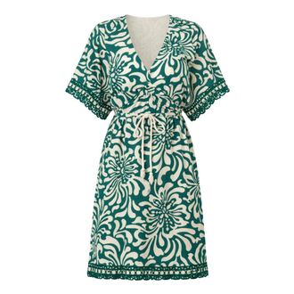 Twinset Short Dresses, female, Green, Size: XS Short Dress