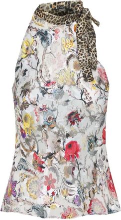 Roberto Cavalli Donna, Top, Multicolore, XS, new