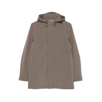 Woolrich Duifgrijs Soft Shell Mac Jas - Heren - Parka Jassen - Grijs - L - Jassen