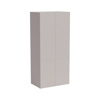 Dmora Armario Caiazzo De 2 Puertas, Mueble De Dormitorio, Vestidor, Perchero, 90x56 H199 Cm, Beige