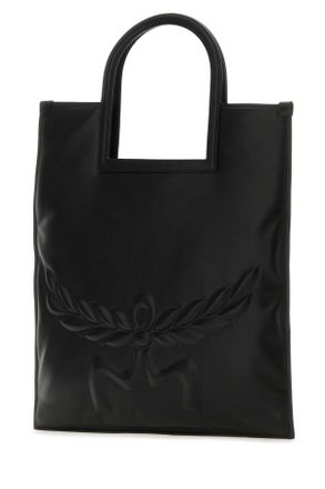 MCM Womens Black Nappa Leather Aren Shopping Bag Borse A Mano