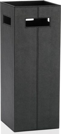 Andrea House Design Schirmständer Lorry aus hochwertigem Kunstleder - Schwarz