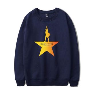 Generic Hamilton Merch Musical Love Movie Sweatshirt Crewneck Long Sleeve Sweatshirt Men/women Fashion Pullover (5,M)