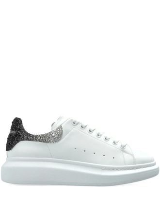 Alexander McQueen embellished-heel sneakers - Bianco