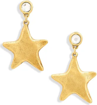 Bracha Star Shine Drop Earrings in Gold at Nordstrom