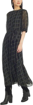 Draper James Sophie Tie Waist Midi Dress