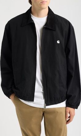 Carhartt Work in Progress Madison Ripstop Jacket in Black/wax (Garment Dyed) at Nordstrom, Size Xx-Large