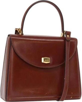 Bally Pre-owned Leren Handtas - Dames - Vintage Handtas - Bruin - ONE Size - Leer - Vintage