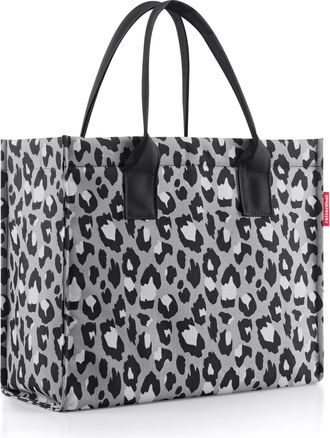 Reisenthel Shopper REISENTHEL Daily Shopper, Damen, Gr. B/H/T: 42cm x 35cm x 17cm, grau (grau, schwarz, wei&szlig;), Polyester, Taschen Shopper