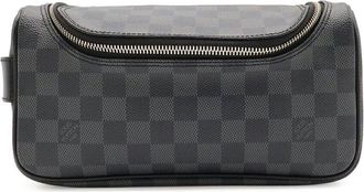 Louis Vuitton Multicolor Damier Graphite Toiletry Pouch (Authentic Pre-Loved)