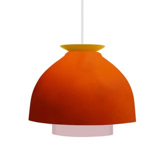 Tosel Suspensi&oacute;n metal Alt.110cm oro viejo ;Pantalla: naranja