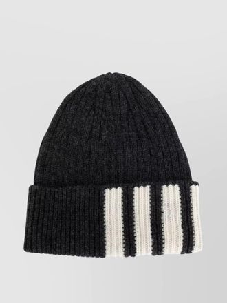Thom Browne ribbed cashmere beanie