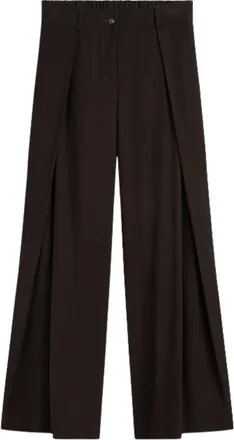 Summum Pantalones Sarga Viscosa - Trousers - Mujer - Marr&oacute;n - XL