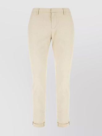 Dondup stretch cotton straight-leg chino trousers