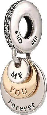 Pandora You & Me Forever Charm - female - Pandora - Jewellery - Gray - ONE SIZE - Accessories