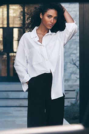 Alo | Dreamscape Button Down Long Sleeve Jacket in White, Size: Medium