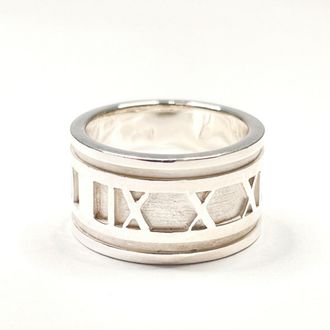 Tiffany & Co. Atlas Silver Silver 925 Band Ring (Pre-Owned)