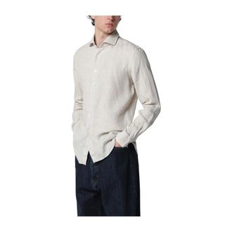 Xacus Casual Shirts, male, Beige, Size: 4XL Shirt
