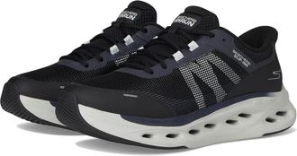 Skechers Mens Skechers Glide-Step - Aberdeen 220422-BKGY Black Running Shoes HAWK1444