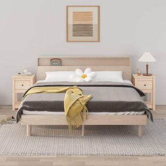vidaXL Furniture Limited - Comodini 2 pz 40x35x61,5 cm in Legno Massello