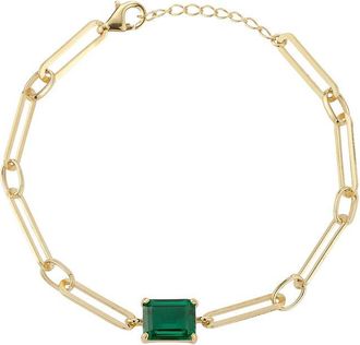 Sphera Milano 14K Gold Plated Cz Bracelet