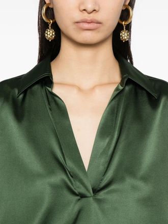Tom Ford Stretch Silk Satin Polo