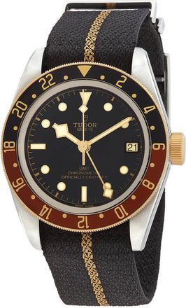 Tudor Black Bay Automatic Chronometer Black Dial Root Beer Bezel Mens Watch M79833MN-0004