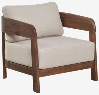 Sklum Sill&oacute;n En Madera De Acacia Uleno Sklum