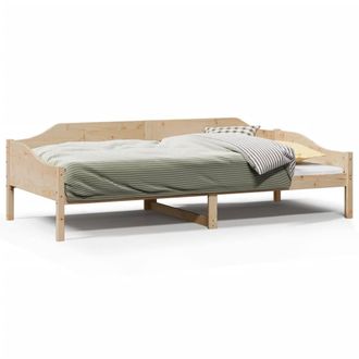 Berkfield Home Bed Frame without Mattress 90x190 cm Single Solid Wood Pine in Light Brown