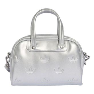 adidas (WMNS) adidas adicolor Mini Bowling Bag Silver JW0050