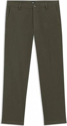 HUGO BOSS Broeken > Chino - Heren - Chinos - Groen - W34 - Broeken
