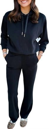 Esqualo On The Go Pants Set In Black