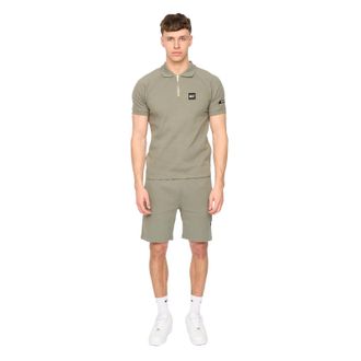 Duck and Cover Topfield casual korte broek voor heren (Zwart Olijf)