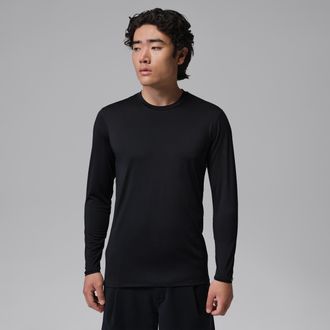 Nike Jordan Mens Jordan Sport Dri-FIT Long-Sleeve Base Layer Golf Top in Black | IQ3155-010