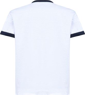 Prada Mens Reversible Cotton T-Shirt White T-Shirts And Polos