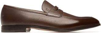 Bally Webb loafers - men - Deer Skin/Calf Leather/Calf Leather/Rubber - 40.5 - Brown